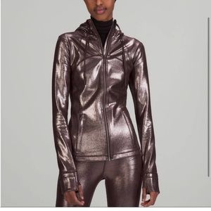 NWT Lululemon Hooded Define Jacket in Shine Radiate Foil size 2